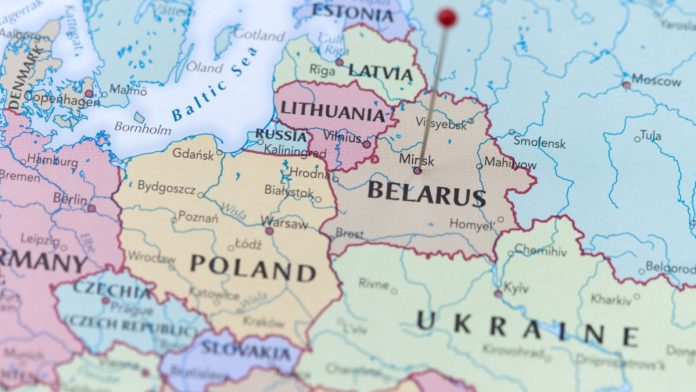 Belarus-Map IOC lifts ban on athletes from Belarus