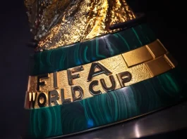 Gianni Infantino’s ‘zero incidents’ claim contradicts FIFA data World Cup trophy, at Cité de l'architecture et du patrimoine, Paris.