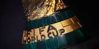 Gianni Infantino’s ‘zero incidents’ claim contradicts FIFA data World Cup trophy, at Cité de l'architecture et du patrimoine, Paris.