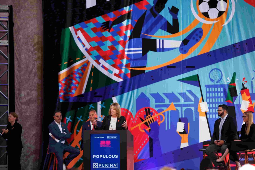 KC26_One-Year-to-Go-Press-Event-1 Kansas City 2026 Host Committee CEO Pam Kramer delivers her hopes for Kansas at the 2026 FIFA World Cup