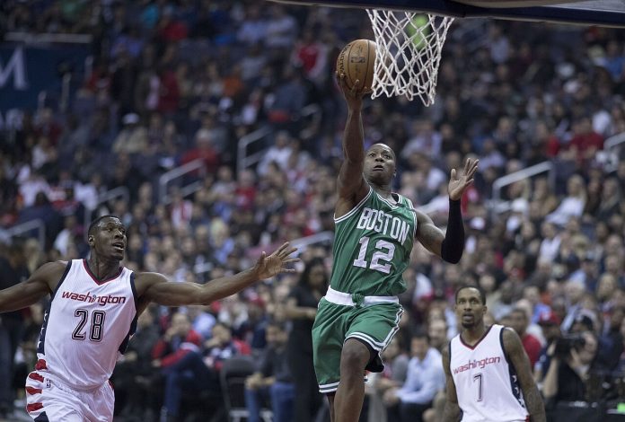 Terry Rozier Image of Terry Rozier from 2017 when he used to play for the Boston Celtics