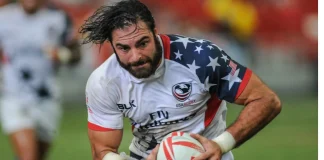 US becomes key to World Rugby’s biggest growth push SINGAPORE- APRIL 17, 2016 :USA 7s rugby player in action.