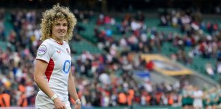 Women’s rugby does not need smaller balls to be entertaining London, United Kingdom. 11 Apr 2026. England's Ellie Kildunne at the Guiness Women's Six Nations - England v Ireland match at Allianz Stadium. Credit: Silvina Brodersohn