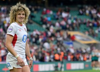 Women’s rugby does not need smaller balls to be entertaining London, United Kingdom. 11 Apr 2026. England's Ellie Kildunne at the Guiness Women's Six Nations - England v Ireland match at Allianz Stadium. Credit: Silvina Brodersohn