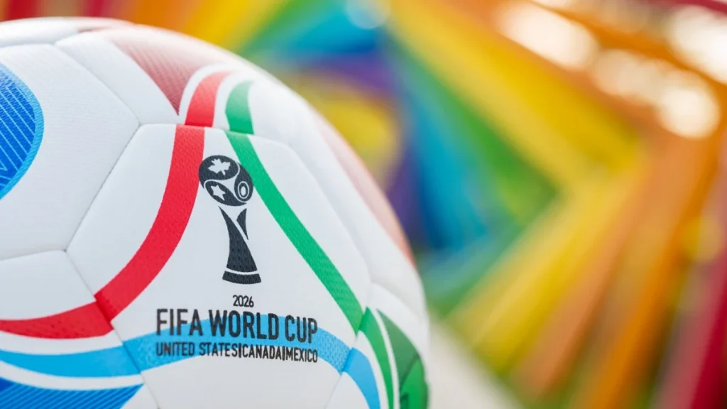 2026 World Cup football.
