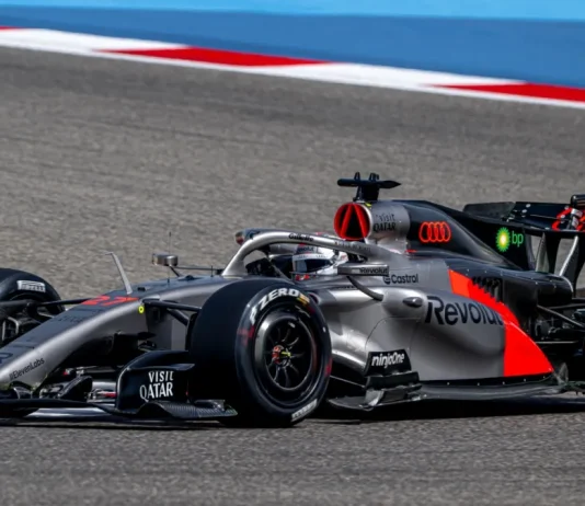 How bp built Audi’s 2026 F1 fuel from the ground up SAKHIR, BAHRAIN - February 12, 2026: Nico Hulkenberg, from Germany competes for Audi Revolut F1 Team, . The build up for the 2026 Formula 1 Winter Testing