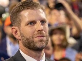 Fake Eric Trump texts reveal UFC AI integrity gaps July 15, 2024: Eric Trump at the Republican National Convention