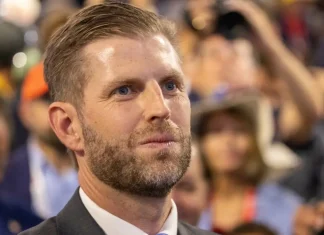 Fake Eric Trump texts reveal UFC AI integrity gaps July 15, 2024: Eric Trump at the Republican National Convention