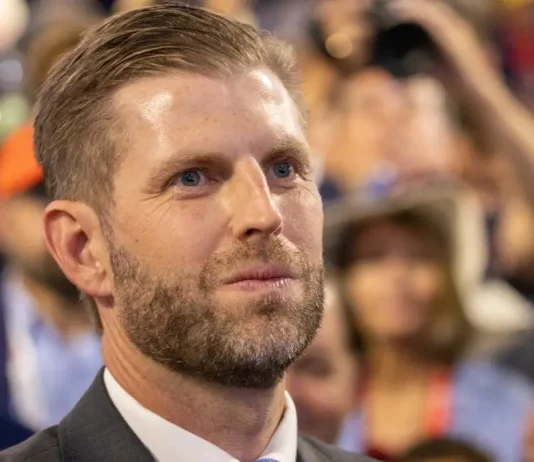Fake Eric Trump texts reveal UFC AI integrity gaps July 15, 2024: Eric Trump at the Republican National Convention