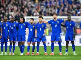 Mbappé objects to Betclic use in France World Cup ads Kylian Mbappe Eduardo Camavinga Aurelien Tchouameni Randal Kolo Muani Warren Zaire-Emery William Saliba Desire Doue during the football match France VS Croatia on March 23, 2025 in Paris, France