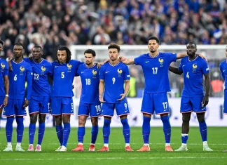 Mbappé objects to Betclic use in France World Cup ads Kylian Mbappe Eduardo Camavinga Aurelien Tchouameni Randal Kolo Muani Warren Zaire-Emery William Saliba Desire Doue during the football match France VS Croatia on March 23, 2025 in Paris, France