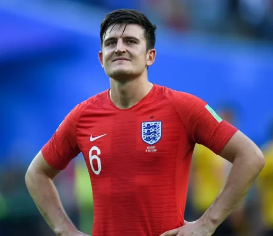 Harry Maguire linked to allegedly misleading Kingshot ads Harry Maguire of England after the Russia 2018 World Cup play-off for third place football match between Belgium and England.