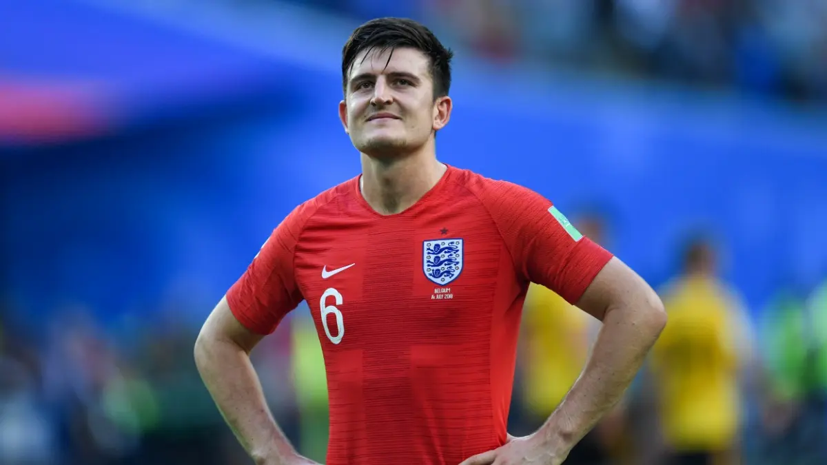 Harry Maguire of England after the Russia 2018 World Cup play-off for third place football match between Belgium and England.