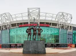 Man Utd clear major land block for 100,000‑seater stadium A multi image panorama of the United Trinity statue featuring Manchester United legends George Best, Denis Law and Sir Bobby Charlton pictured at Old Trafford stadium in Manchester