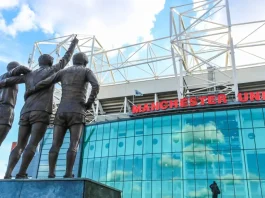 How Manchester United hit record revenue without Europe The United Trinity refers to the Manchester United trio of George Best, Denis Law, and Sir Bobby Charlton at Old Trafford stadium