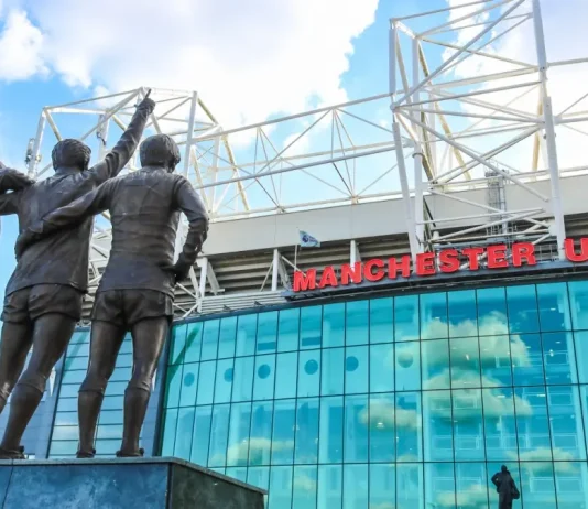 How Manchester United hit record revenue without Europe The United Trinity refers to the Manchester United trio of George Best, Denis Law, and Sir Bobby Charlton at Old Trafford stadium