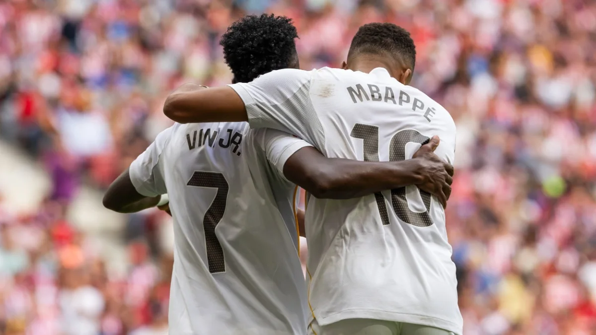 La Liga match between Atletico Madrid and Real Madrid.