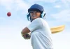 Five new cricket domes funded ahead of Women’s T20 World Cup Female Indian cricket player wearing protective gear and hitting the ball with a bat on the field