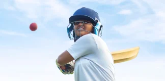 Five new cricket domes funded ahead of Women’s T20 World Cup Female Indian cricket player wearing protective gear and hitting the ball with a bat on the field