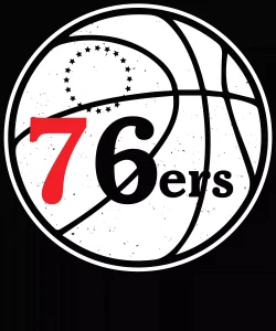 Philadelphia 76ers. Image credit: TshirtDesign10k/Shutterstock