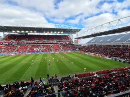 Is FIFA offloading World Cup tickets via unofficial resale platforms? Toronto, ON, Canada - March 14, 2026: A view of the full BMO field stadium, highlighting the new stands for the World Cup expansion, during the Toronto FC vs. Red Bull New York MLS regular season match at BMO Field.