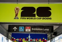 Breaking down the biggest World Cup in history FIFA World Cup 2026 signage at Exhibition Loop station in Toronto.