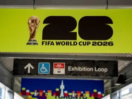 Breaking down the biggest World Cup in history FIFA World Cup 2026 signage at Exhibition Loop station in Toronto.