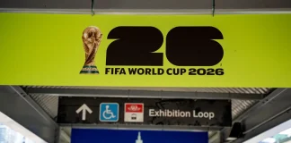Breaking down the biggest World Cup in history FIFA World Cup 2026 signage at Exhibition Loop station in Toronto.