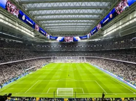What Man Utd can learn from Real Madrid’s €1.2bn Bernabéu Real Madrid stadium, Santiago Bernabeu, with the upper deck extended.
