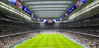 What Man Utd can learn from Real Madrid’s €1.2bn Bernabéu Real Madrid stadium, Santiago Bernabeu, with the upper deck extended.