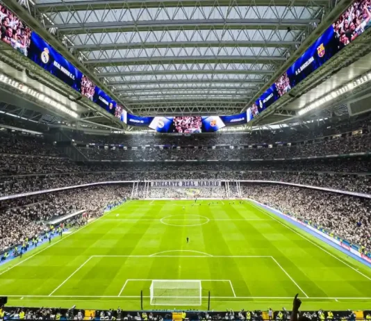 What Man Utd can learn from Real Madrid’s €1.2bn Bernabéu Real Madrid stadium, Santiago Bernabeu, with the upper deck extended.