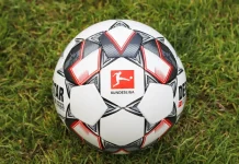 Bundesliga chases World Cup fans with US TV deals The official Bundesliga match ball on grass.