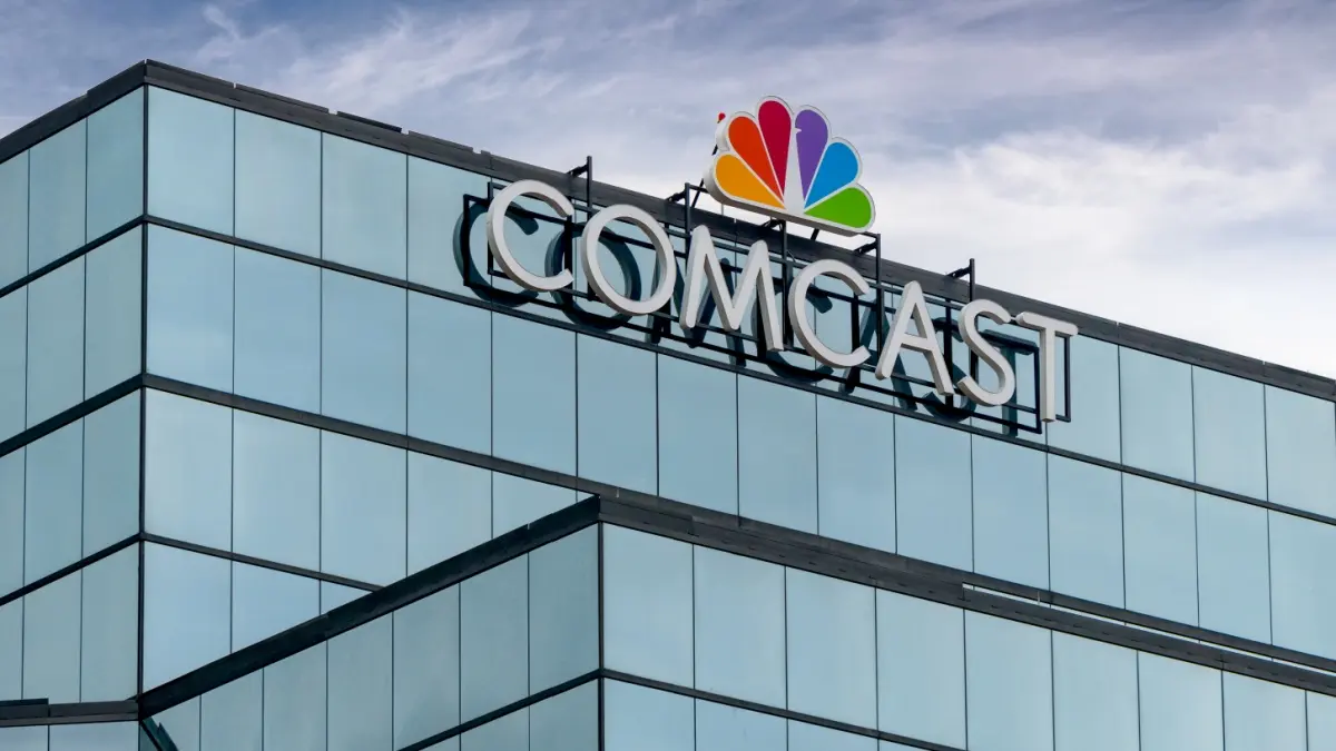 Comcast Corporation regional headquarters and trademark logo.