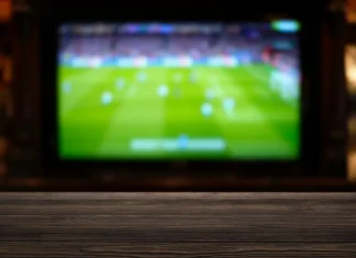 La Liga says FIFA VPN deal sends ‘disastrous message’ A big screen in the bar broadcasting football.