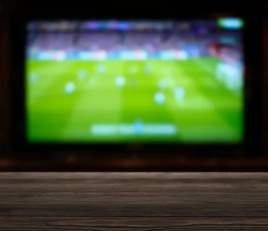 La Liga says FIFA VPN deal sends ‘disastrous message’ A big screen in the bar broadcasting football.
