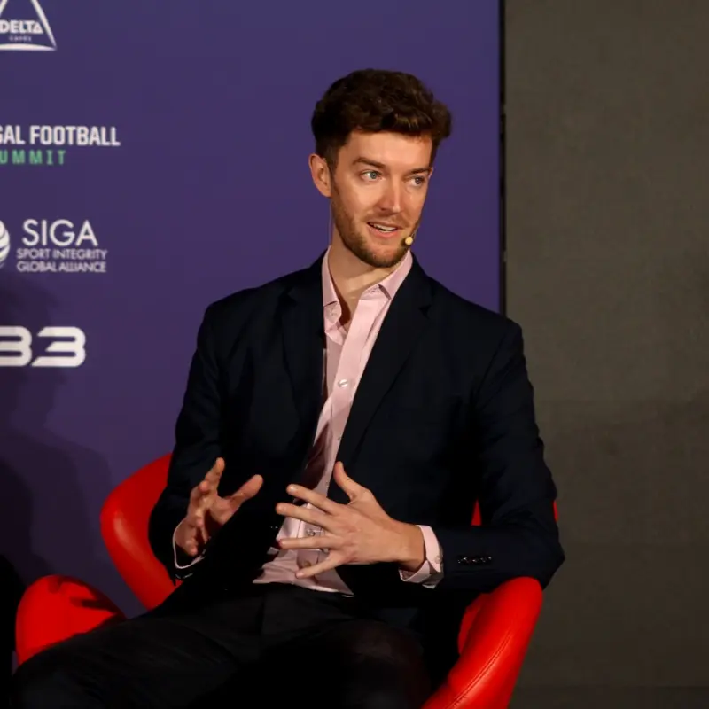 Jake Lush McCrum, CEO of the India Basketball League