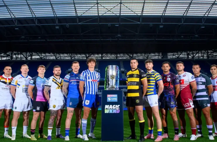 Q&A: RL Commercial on life after a record Magic Weekend Super League Rugby League players at the Hill Dickinson stadium ahead of Magic Weekend.