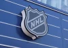 NHL joins the leagues taking back their broadcasts National Hockey League (NHL) brand logo sign