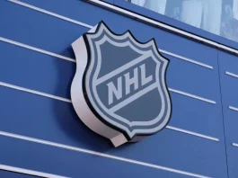 NHL joins the leagues taking back their broadcasts National Hockey League (NHL) brand logo sign