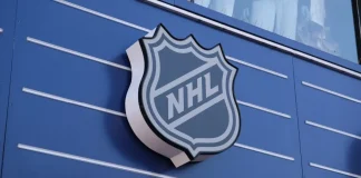 NHL joins the leagues taking back their broadcasts National Hockey League (NHL) brand logo sign