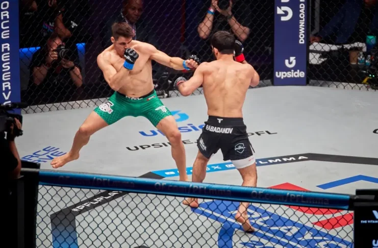 PFL CEO backs ESPN Brazil despite previous criticism Gadzhi Rabadanov vs Michael Dufort. PFL Playoffs Hollywood Fight Night.