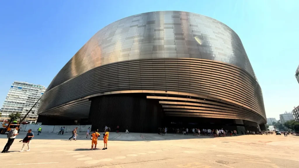 Santiago Bernabéu Stadium Exterior in Madrid.