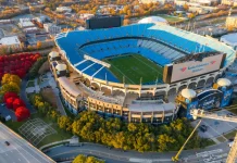 Bank of America extends Panthers naming rights as stadium renovation cost hits $1.3bn Bank of America stadium. Carolina Panthers
