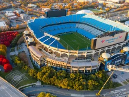 Bank of America extends Panthers naming rights as stadium renovation cost hits $1.3bn Bank of America stadium. Carolina Panthers