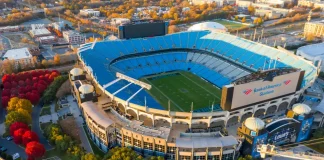 Bank of America extends Panthers naming rights as stadium renovation cost hits $1.3bn Bank of America stadium. Carolina Panthers