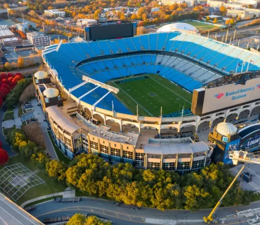 Bank of America extends Panthers naming rights as stadium renovation cost hits $1.3bn Bank of America stadium. Carolina Panthers