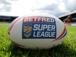 Rugby’s governing bodies face trial over brain injuries after court clears 500 claims Betfred Super League rugby ball on pitch.