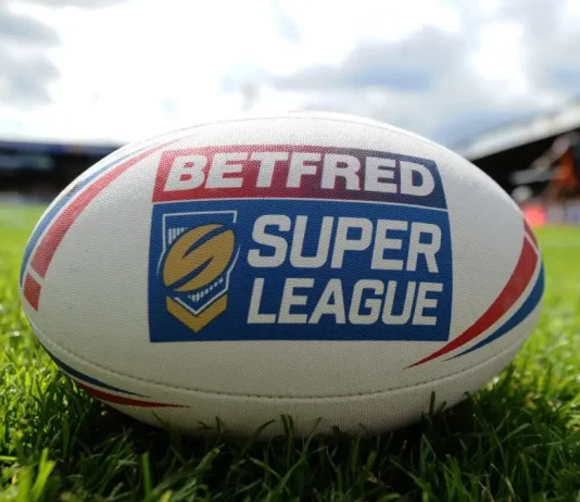 Rugby’s governing bodies face trial over brain injuries after court clears 500 claims Betfred Super League rugby ball on pitch.