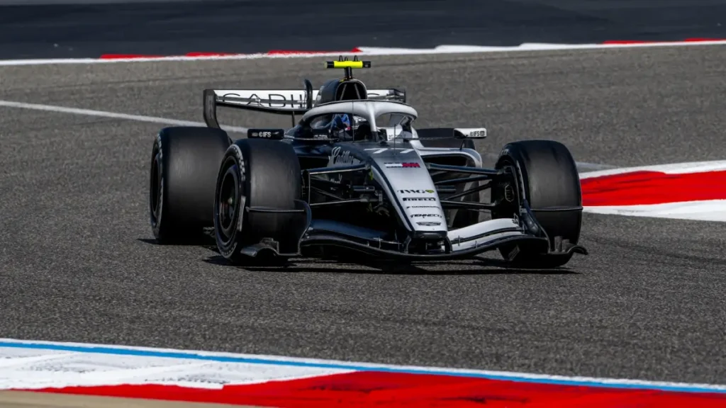 SAKHIR, BAHRAIN - February 11, 2026: Valtteri Bottas, from Finland competes for Cadillac F1. The build up for the 2026 F1 Winter Testing