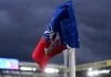 Why Marinakis is suing Crystal Palace over a banner Palace branded corner flag pictured prior to the 2018/19 Premier League game between Crystal Palace and Tottenham Hotspur at Selhurst Park